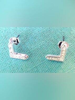 2/$20. “Rachel Zoe” Sterling Silver Earring.  NIB